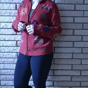 SALE Vintage Christopher &Banks zip up Sweater,S